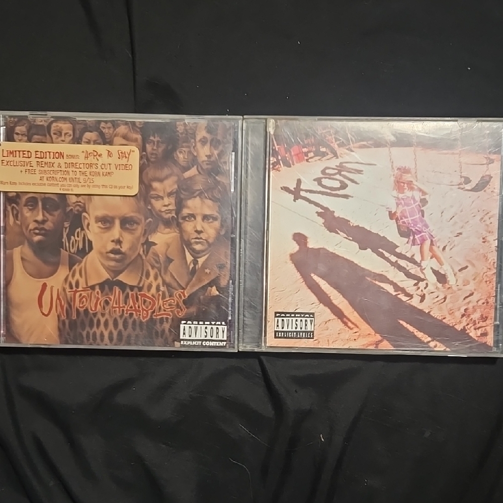 Korn Untouchables and Follow the Leader CD Set - Black